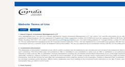 Desktop Screenshot of capulaglobal.com